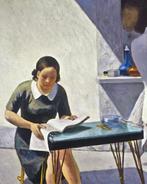 Edward Hopper (1882-1967) (after) - Barber Shop, 1931, Antiek en Kunst