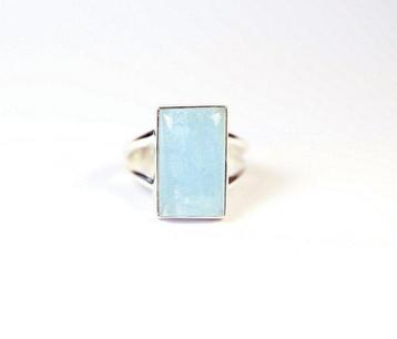 Aquamarine Anneau / Cabochon / neuf- 5.12 g - (1)