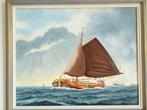 W.A. Breedveld ( XX) - Schepen op ruwe zee