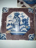 Tegel (3) - marktvrouw visser herder - Delft,