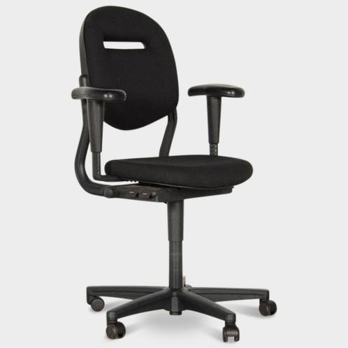 Ahrend 220 bureaustoel, zwart, 2D armlegger, Huis en Inrichting, Bureaustoelen, Gebruikt, Ophalen of Verzenden