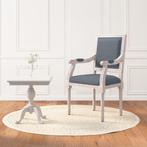 vidaXL Fauteuil gris foncé 54x59x99 cm velours