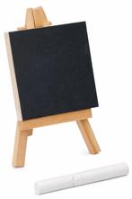 Mini schoolbordje met houten ezel en krijt, Verzenden, Nieuw