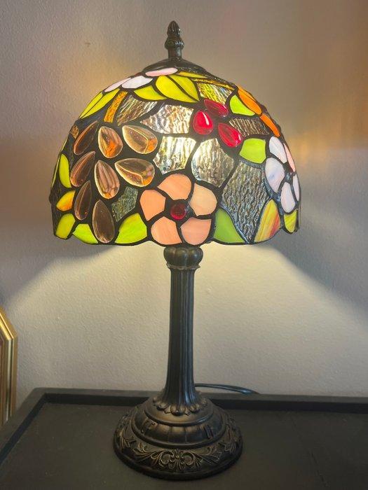Buffet tafellamp - Glas-in-lood, Antiek en Kunst, Kunst | Designobjecten