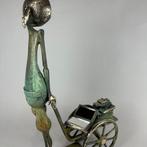 De Zet (1975) - The bookseller -56cm Bronze,, Antiek en Kunst