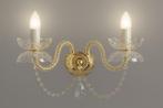 Egermann - Applique avec bougie - Cristal, Antiek en Kunst