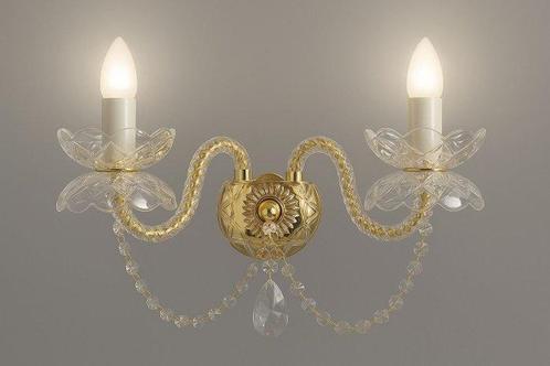 Egermann - Applique avec bougie - Cristal, Antiek en Kunst, Antiek | Verlichting