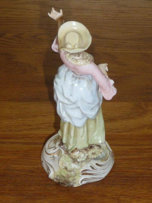 Triebner, Ens & Co, Rudolstadt - Statue, Dame mit Hut - 14, Antiek en Kunst, Antiek | Glaswerk en Kristal