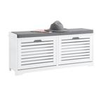 2dekans | SoBuy FSR184-W – Stijlvolle Schoenenbank met, Bricolage & Construction, Bois & Planches, Ophalen of Verzenden