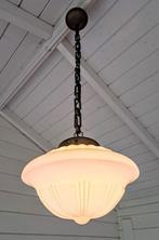 Lampe à suspendre - Phililite Pendant - laiton, verre opalin