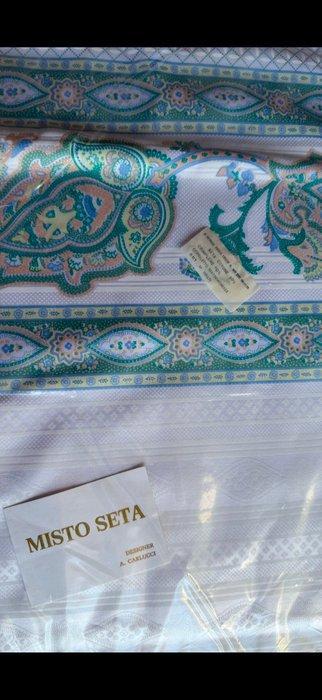 Bedsprei - 290 cm - 280 cm - katoen zijde jacquard, Antiek en Kunst, Antiek | Tapijten, Tafelkleden en Textiel