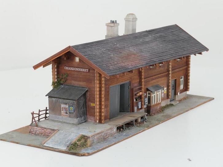 Spoor 0 Station Chardonneret (0 (1:45), Gebouw), Hobby en Vrije tijd, Modelbouw | Figuren en Diorama's, Gebruikt, Ophalen of Verzenden