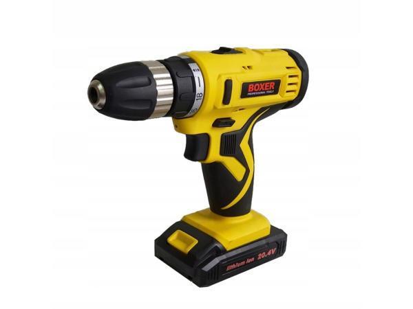 Veiling - Boxer Boormachine 1400 RPM - Inc. 2x 20.4 V Accu -, Doe-het-zelf en Bouw, Gereedschap | Boormachines, Nieuw