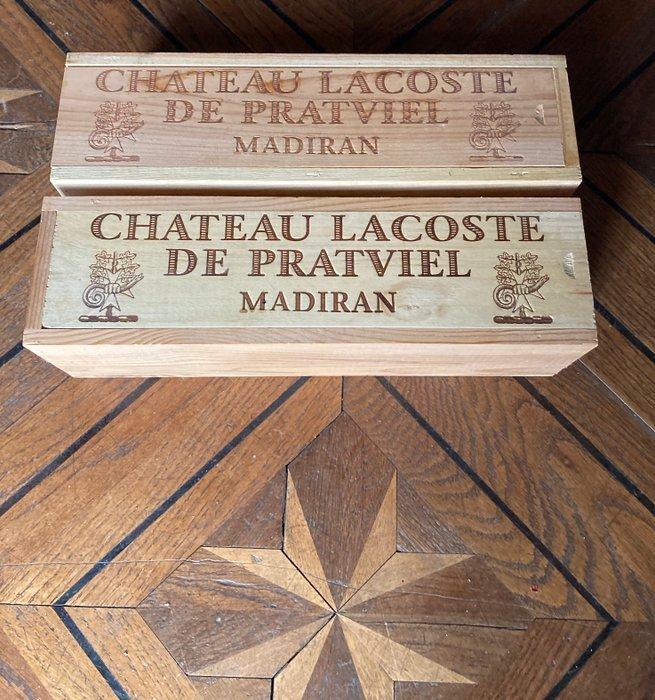 2000 Lacoste & de Pratviel - Madiran - 2 Bouteilles (0,75 L), Verzamelen, Wijnen