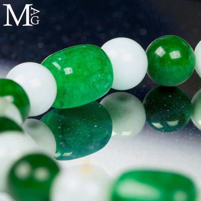 Jade & Larimar Akkoord - Groene Harmonie Natuurlijke groene, Verzamelen, Mineralen en Fossielen