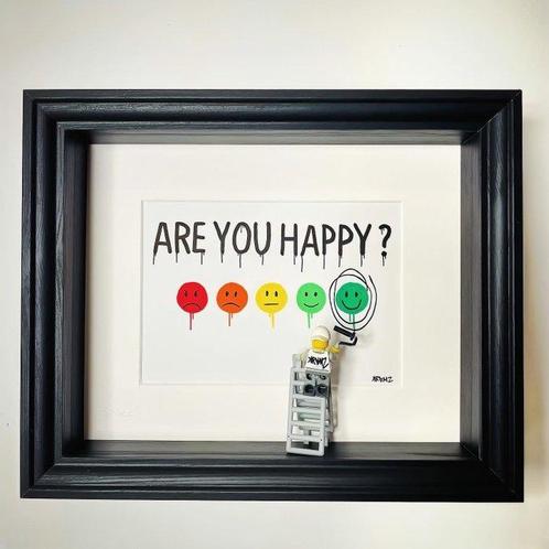 KRAM2 (1981) - ARE YOU HAPPY, Antiek en Kunst, Kunst | Schilderijen | Modern