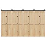 vidaXL Doos met onderdelen voor schuifdeur 366 cm staal, Verzenden, Nieuw