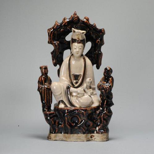 Cizhou Statue of a Guanyin - Porcelaine - Chine - Dynastie, Antiek en Kunst, Antiek | Overige Antiek