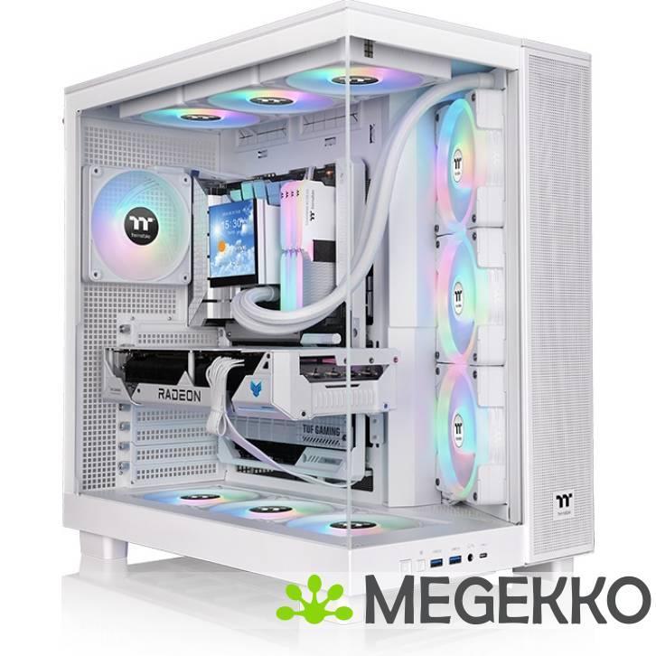 Thermaltake View 380 XL TG ARGB Midi Tower Wit, Computers en Software, Computerbehuizingen, Nieuw, Verzenden