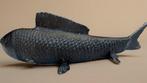 sculptuur, Carpa koi - 9 cm - Gepatineerd brons