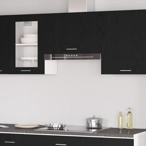 vidaXL Hangkast in Zwart Eiken - 60x31x60 cm, Gemaakt van, Huis en Inrichting, Kasten | Overige, Nieuw, Verzenden