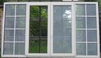 pvc raam , chassis , venster 283 x 168 creme / kwartsgrijs, Raamkozijn, Ophalen of Verzenden