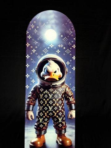 Mike Blackarts - Astronaut Dagobert Duck - Luxury Skateboard