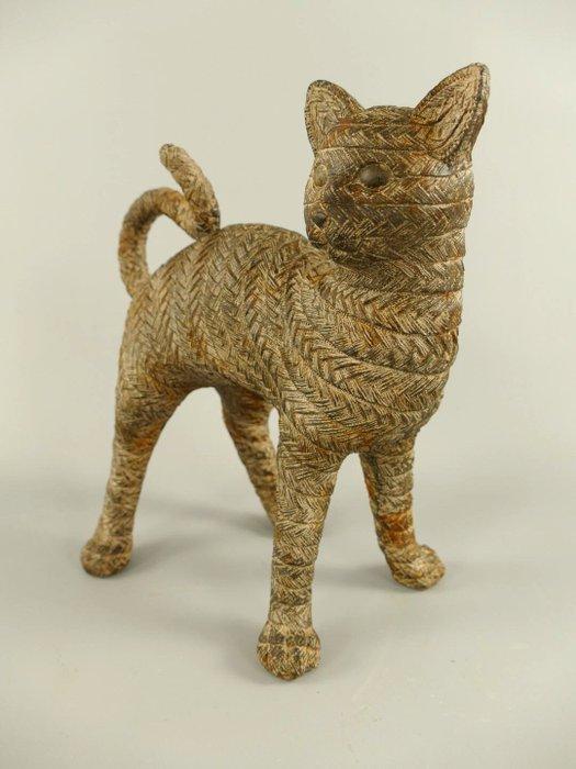 Art House - Figuur - Groot beeld-kat - Composiet, Antiek en Kunst, Curiosa en Brocante