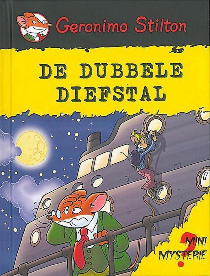 De dubbele diefstal / Geronimo Stilton-reeks 9789054616351, Boeken, Kinderboeken | Jeugd | onder 10 jaar, Gelezen, Verzenden