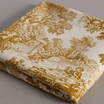 Exclusieve Toile de Jouy Ocra - 5 meter - Textiel - 500 cm -