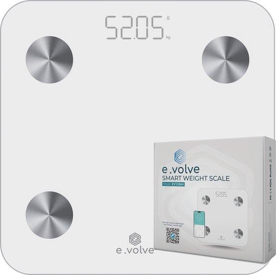 2dekans | e.volve Weegschaal Personenweegschaal Digitaal, Telecommunicatie, Mobiele telefoons | Toebehoren en Onderdelen, Ophalen of Verzenden