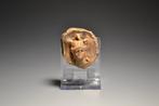 Romain antique Terre cuite Fond du récipient avec relief de