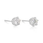 Oorbellen - 18 karaat Witgoud - 1.50ct. tw. Geel Diamant, Nieuw