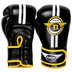 Booster Kids Bokshandschoenen BG Youth ELITE 3 Zwart Geel, Sport en Fitness, Verzenden, Nieuw, Bokshandschoenen