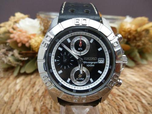 Seiko - Chrono-Mate Sports - Sans Prix de Réserve - 7T62, Handtassen en Accessoires, Horloges | Antiek