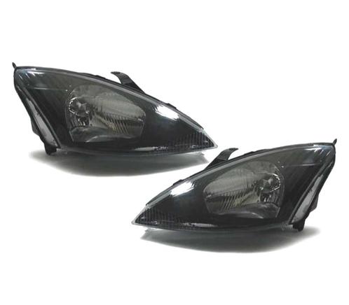 PHARES POUR FORD FOCUS 98-01 FOND NOIR, Autos : Pièces & Accessoires, Éclairage, Envoi