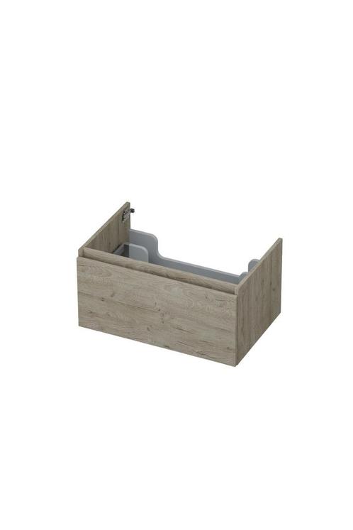 Onderkast INK 1 lade greeploos met houten keerlijst 70 cm x, Doe-het-zelf en Bouw, Sanitair, Bad, Nieuw, Ophalen of Verzenden