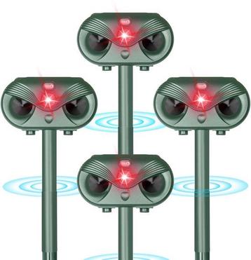 2dekans | Kattenverjager - 4 Stuks - Ultrasone beschikbaar voor biedingen