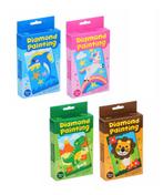 Set van 4 diamond painting doosjes voor kids (10x15 cm, din, Verzenden, Nieuw