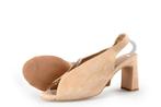 Laurent David slingbacks in maat 39 Beige | 25% korting, Verzenden, Beige, Zo goed als nieuw, Laurent David