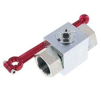 G 1-1/4 inch 2-Weg Hydraulische Stalen Kogelkraan, Doe-het-zelf en Bouw, Overige Doe-Het-Zelf en Bouw, Verzenden