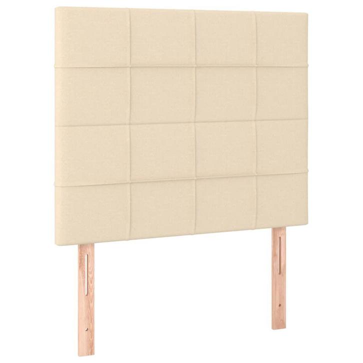 Hoofdbord Set Creme 100cm | Retour deal | 40% korting, Huis en Inrichting, Slaapkamer | Bedden, 100 cm, Verstelbaar, Nieuw, Stof