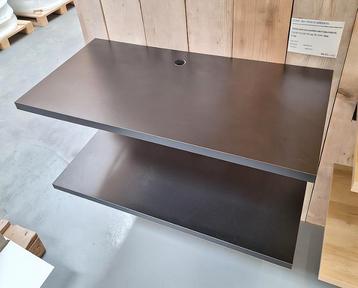 SALE - OP=OP Badmeubel 100 x 3,2 x 50  zwart nr147 - beschikbaar voor biedingen