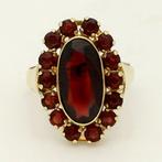 Ring - 14 karaat Geel goud - Granaat