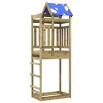 vidaXL Speeltoren Bruin 85 x 52,5 x 239 cm Massief, Kinderen en Baby's, Verzenden, Nieuw