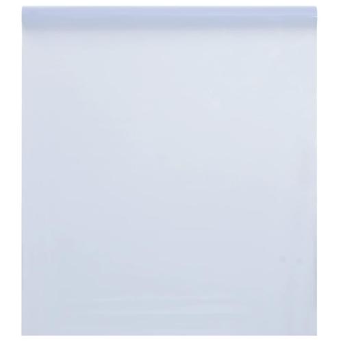vidaXL Raamfolie statisch mat transparant wit 90x2000 cm PVC, Huis en Inrichting, Woonaccessoires | Overige, Nieuw, Verzenden