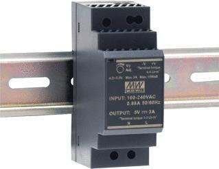 Mean Well HDR Universal Power Supply 12V 2A | HDR-30-12, Doe-het-zelf en Bouw, Elektriciteit en Kabels, Verzenden