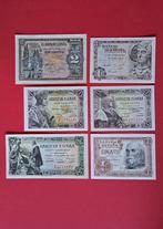 Spanje. - 6 banknotes - various dates  (Zonder Minimumprijs)