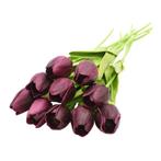 Kunst Boeket - Tulpen Zijden Bloemen Tulp Luxe Boeketten, Huis en Inrichting, Woonaccessoires | Kunstplanten en Kunstbloemen, Verzenden