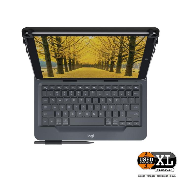 Logitech Universal Folio 9-10 Inch Tablet Toetsenbord Cas..., Computers en Software, Toetsenborden, Nieuw, Ophalen of Verzenden